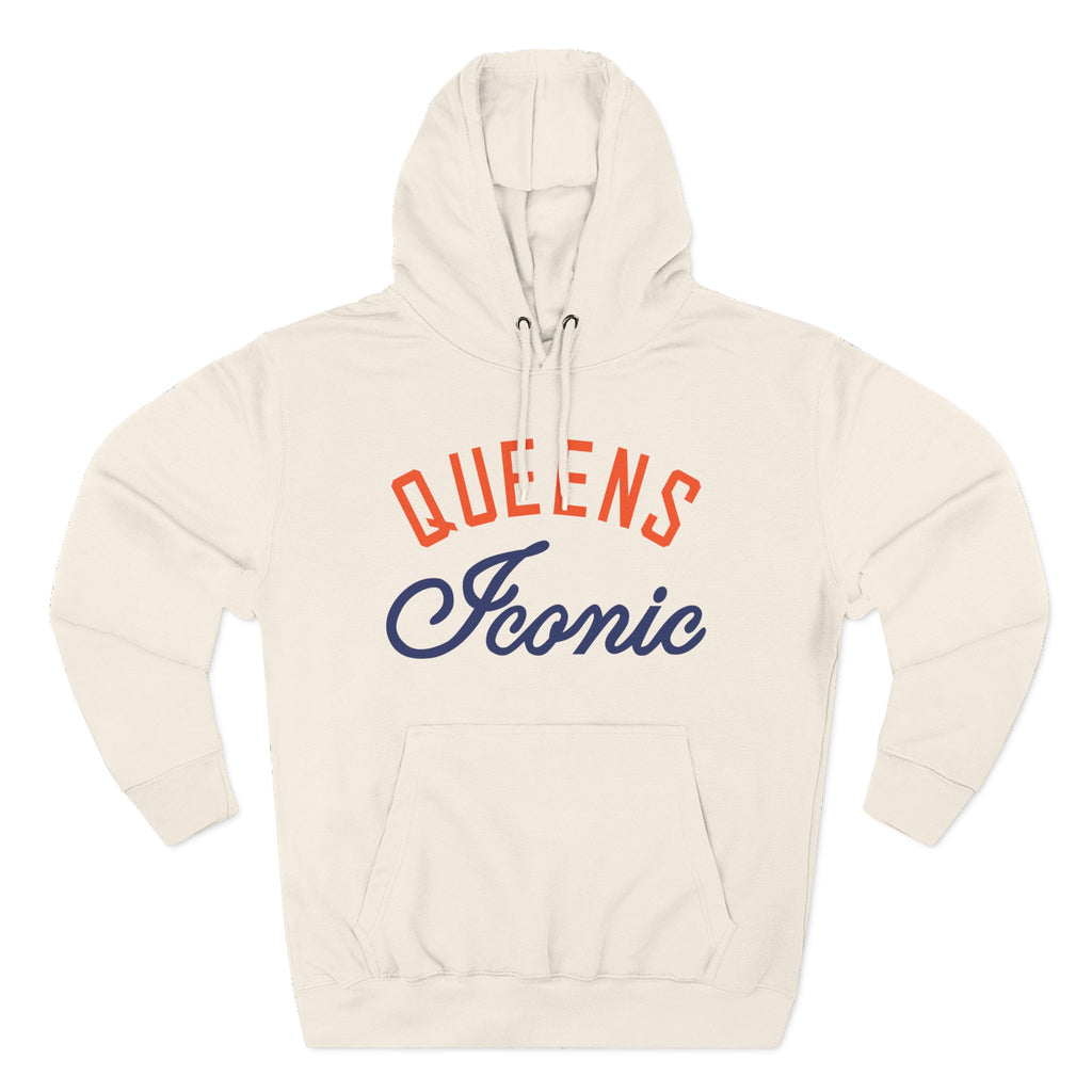 Queens Iconic Hoodie - Statue of Liberty Logo Fleece Pullover