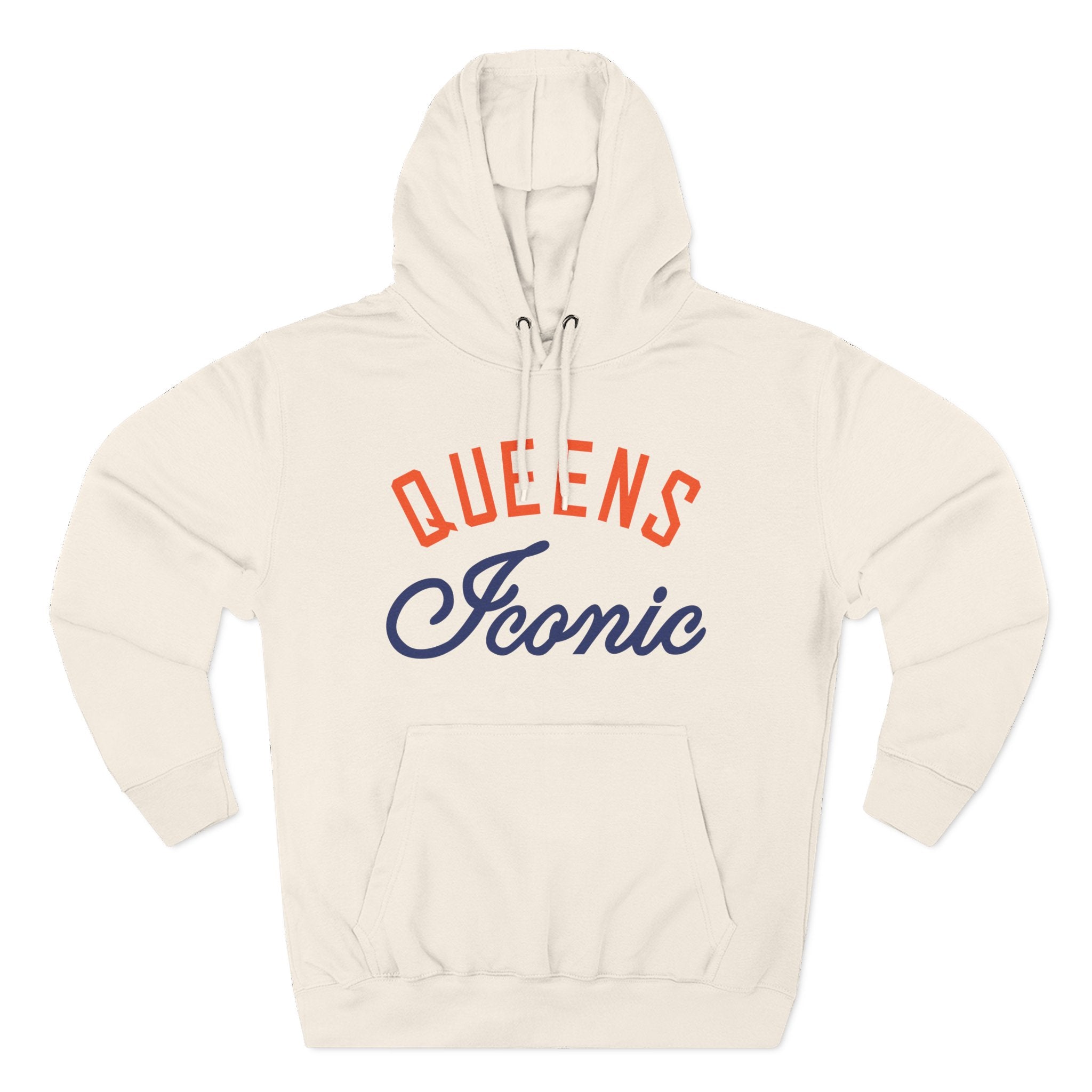 Queens Iconic Hoodie - Statue of Liberty Logo Fleece Pullover