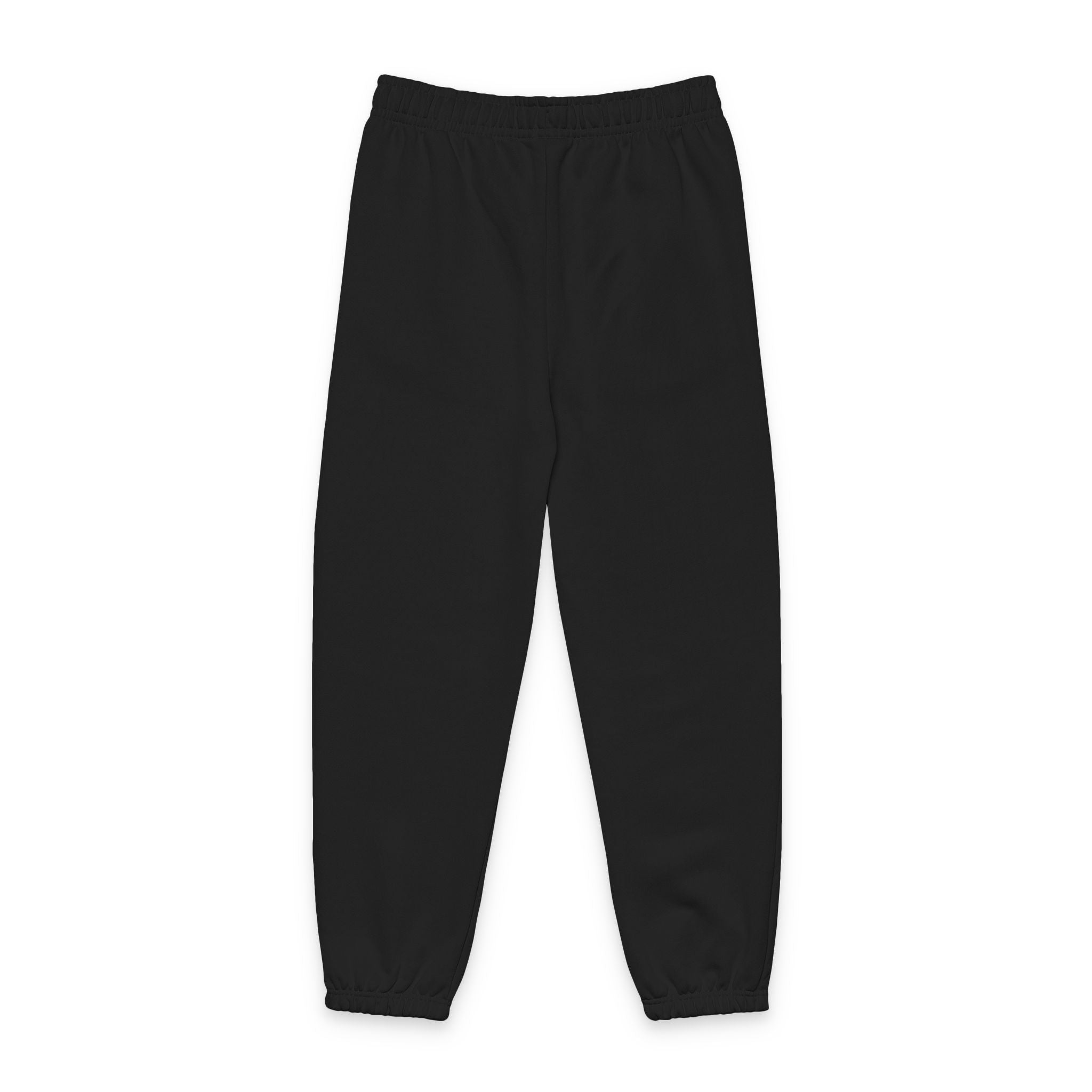 Black Iconic Logo Sweatpants — Men's/Women's Grey Heavyweight Joggers