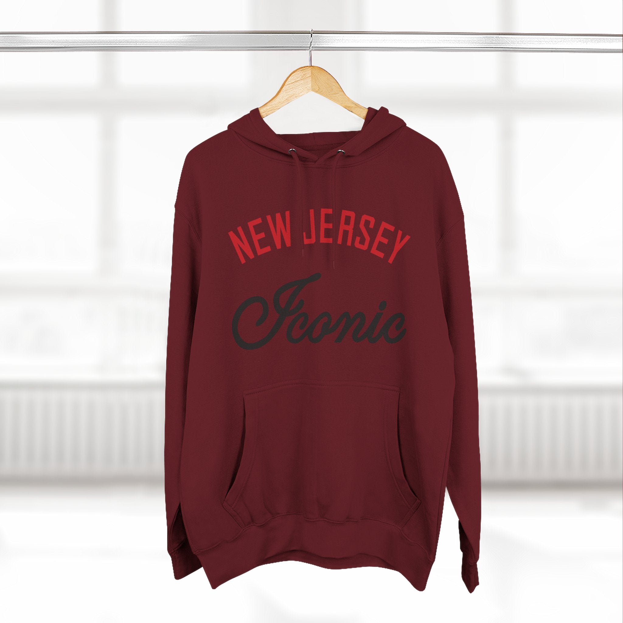 Newjersey Iconic Hoodie - Statue of Liberty Logo Fleece Pullover