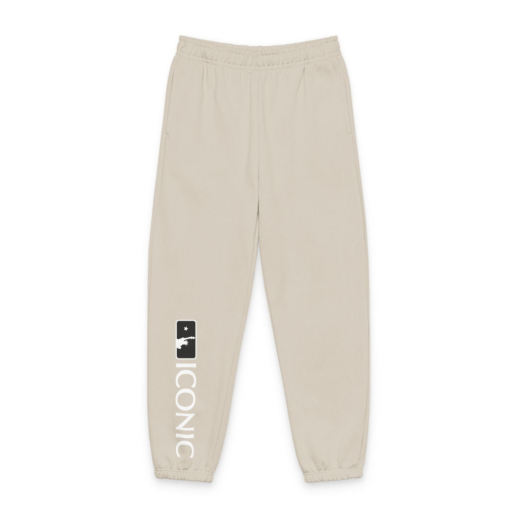 Sand Iconic Logo Sweatpants — Men's/Women's Grey Heavyweight Joggers