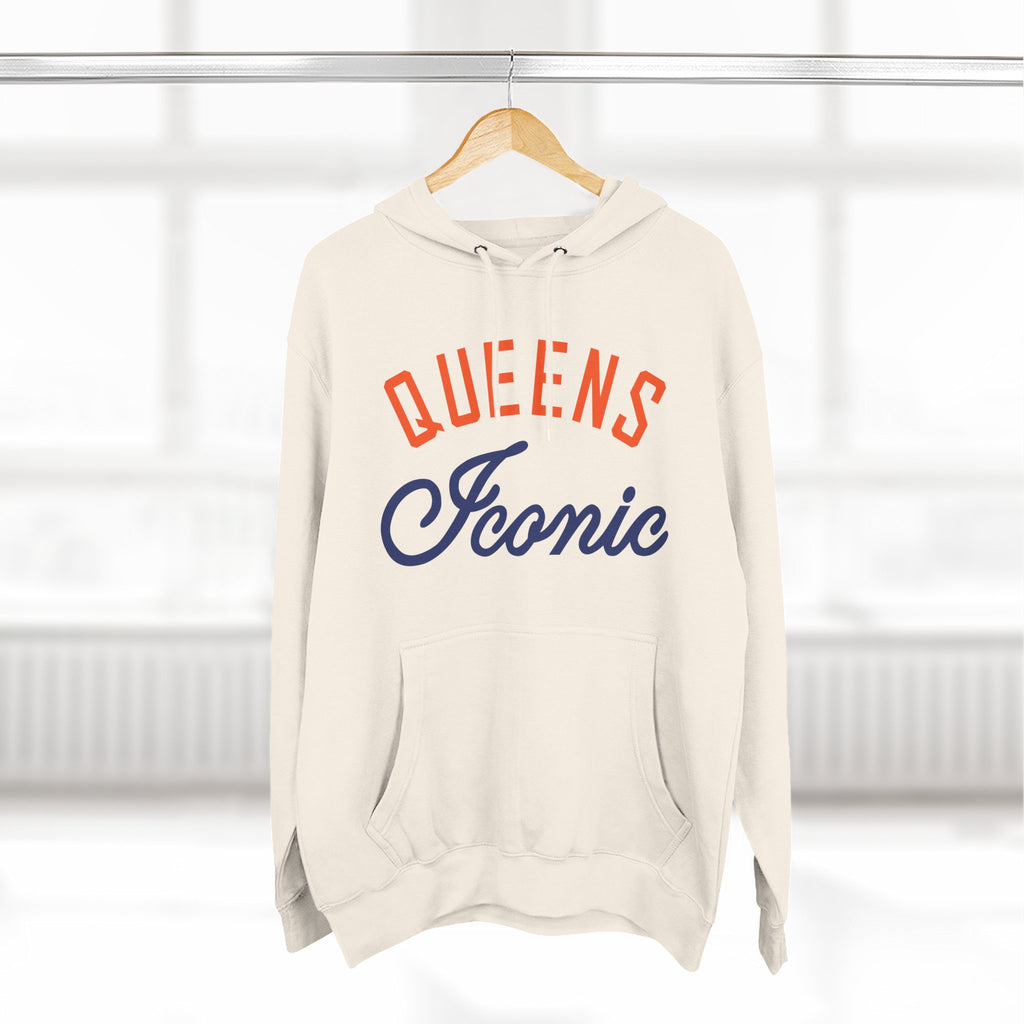 Queens Iconic Hoodie - Statue of Liberty Logo Fleece Pullover