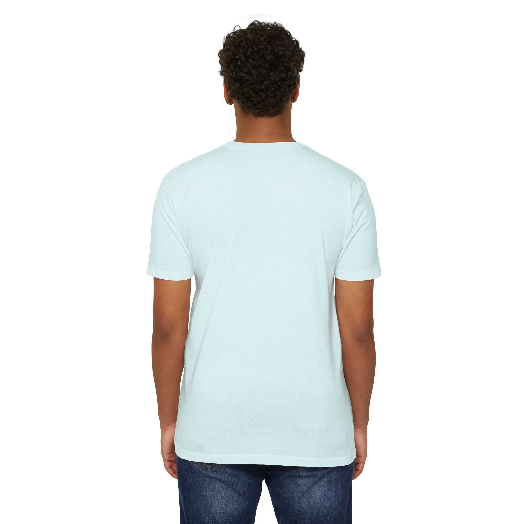 Ice blue Iconic Statue of Liberty T-Shirt — Patriotic Americana Graphic Tee