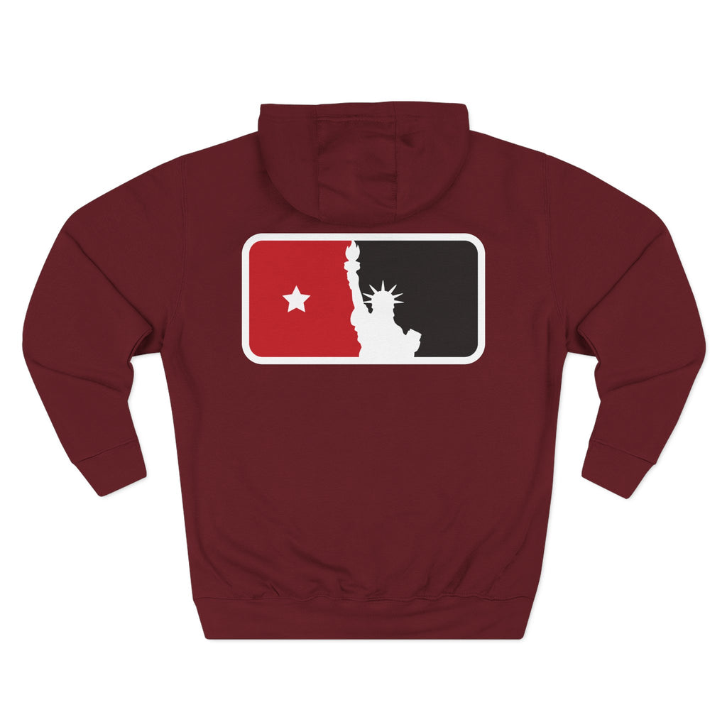 Newjersey Iconic Hoodie - Statue of Liberty Logo Fleece Pullover
