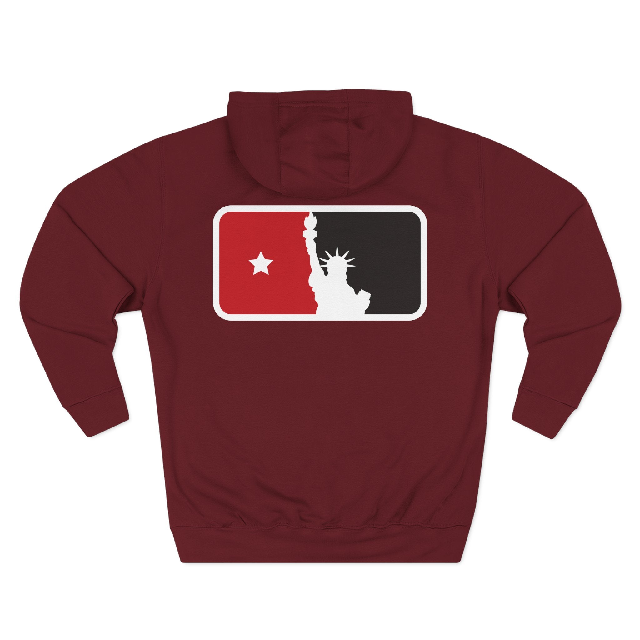 Newjersey Iconic Hoodie - Statue of Liberty Logo Fleece Pullover